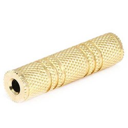 Μούφα Stereo 3.5mm Θηλυκό Σε 3.5mm Θηλυκό Επίχρυσο Connector Coupler