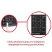 Πληκτρολόγιο Ασύρματο HVT XL-KB006 με Touchpad 2.4G για Smart TV black 18267