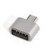 Μετατροπέας OTG USB Α Θηλυκό σε Micro Αρσενικό Adaptor Black Silver