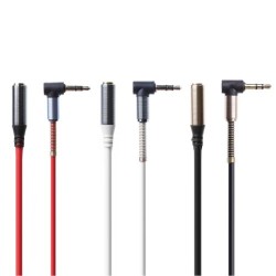Καλώδιο Stereo 3.5mm Αρσενικό σε Θηλυκό Gold Plated 1m TRS από TPE