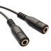 Μετατροπέας ήχου από TRRS handsfree 3.5mm αρσενικό σε 2x TRS headset θηλυκά βύσματα Μετατροπέας ήχου από TRRS handsfree 3.5mm αρσενικό σε 2x TRS headset θηλυκά βύσματα