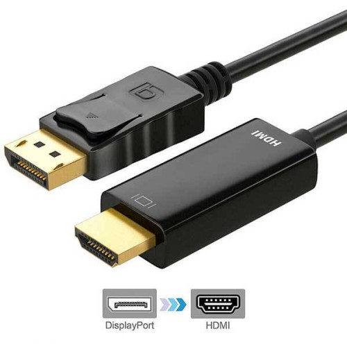Καλώδιο Display Port σε Hdmi Αρσενικό/Αρσενικό 1.8m Type A