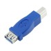 Μετατροπέας USB 3.0 Type A θηλυκό σε θύρα εκτυπωτή Type B αρσενικό Converter Adapter