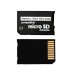 Μετατροπέας κάρτας μνήμης Micro SD και SDHC σε Memory Stick Pro Duo adapter για PSP