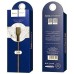 Hoco Premium USB X20 Lightning Cable Snowy Spirit Μαύρο 3m για iPhone