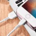 Hoco Premium USB X20 Lightning Cable Λευκό Starlight Glare ή Μαύρο Snowy Spirit 2m για iPhone