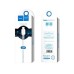 Hoco Premium USB X20 Lightning Cable Λευκό Starlight Glare ή Μαύρο Snowy Spirit 2m για iPhone