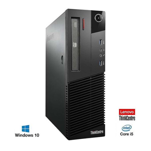 Lenovo ThinkCentre M93P SFF Intel Core i5-4570, 8GB, 500GB, 256GB SSD, DVD-RW, Refurbished PC