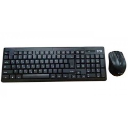 Σετ Πληκτρολόγιο - Ποντίκι DQR KMS-W-001 Wireless EN-GR Black Ασύρματο