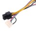 Καλώδιο μητρικής 24Pin σε 2 port 6pin power ATX PSU cable adaptor για HP 8300 600 800 PC