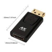 4k Display Port DP Αρσενικό σε HDMI Θηλυκό Αντάπτορας Converter Adaptor για HDTV Gold