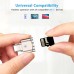 Mini Card Reader για MicroSD 2in1 με θύρα Type-C & Adaptor