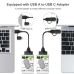 Καλώδιο SATA III 22pin σε USB 3.0 & USB-C 2σε1 για σύνδεση SSD HDD δίσκων 2.5 ιντσών
