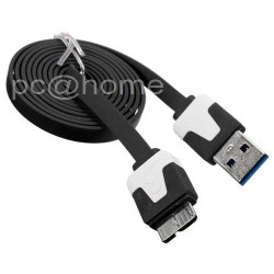 Καλώδιο USB 3.0 για Samsung Note 3 Galaxy S5 1m Flat