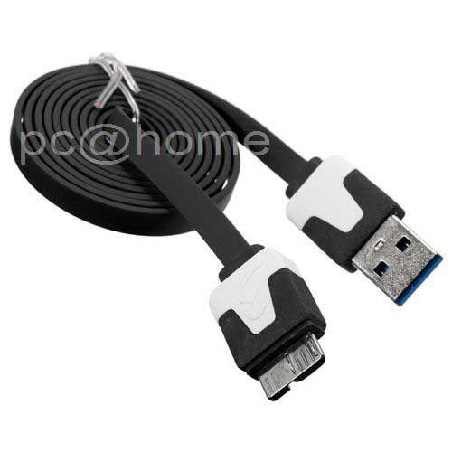 Καλώδιο USB 3.0 για Samsung Note 3 Galaxy S5 1m Flat