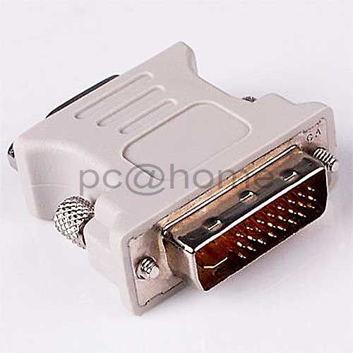 Μετατροπέας DVI-I Dual Link 24+5pin Αρσενικό σε VGA SVGA HD15 Θηλυκό