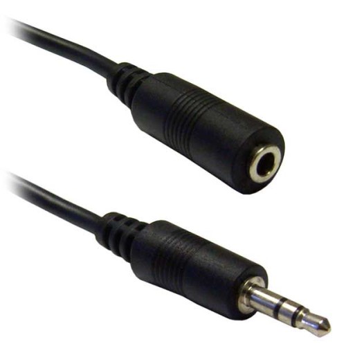 Καλώδιο Stereo 3.5mm προέκτασης Αρσενικό σε Θηλυκό Nickel Plated 3m
