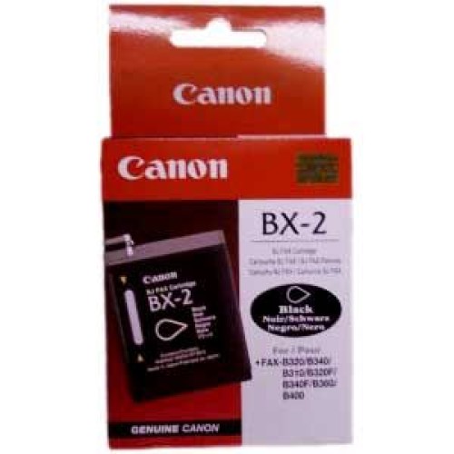 Canon BX-2 Black Ink Cartridge for Fax (0882A002) Genuine