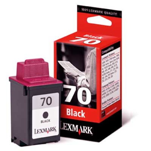 Lexmark 70 Black Ink Catridge 12A1970E Genuine Lexmark 70 Black Ink Catridge 12A1970E Genuine