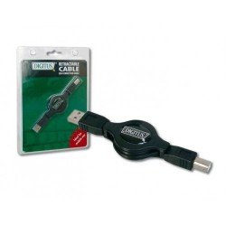 Καλώδιο USB Retractable Digitus 1.2m
